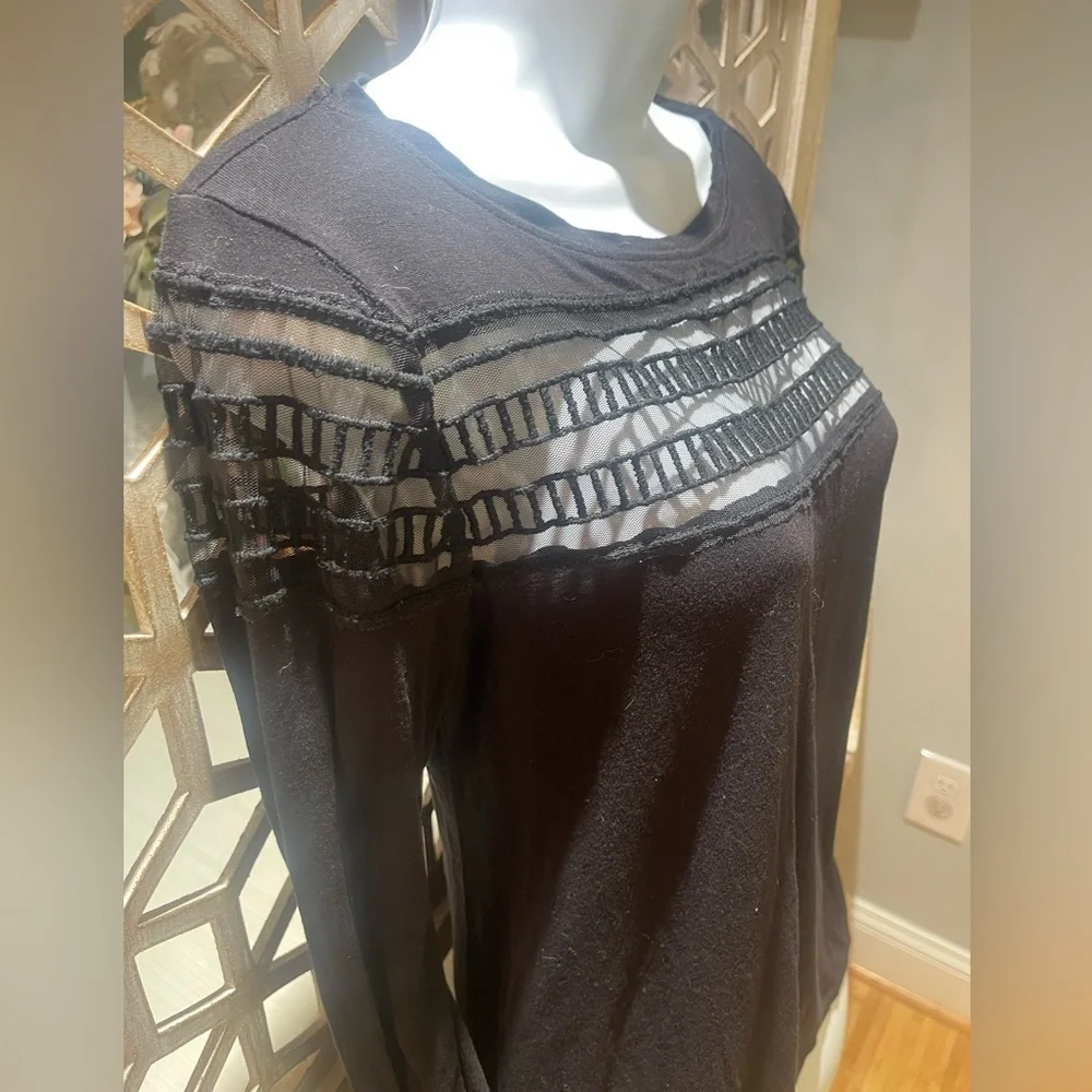 🎉HOST PICK 11.2025🎉 Free People Roxie Tee Black Size Small